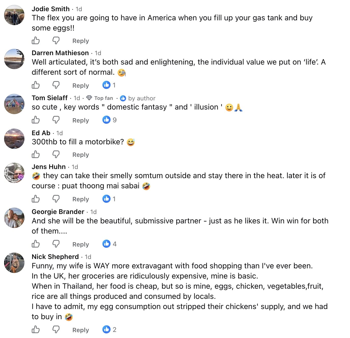 Comments on Pattaya Unfiltered